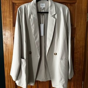 Gilli Cream Blazer Classic Tailored Suit Jacket